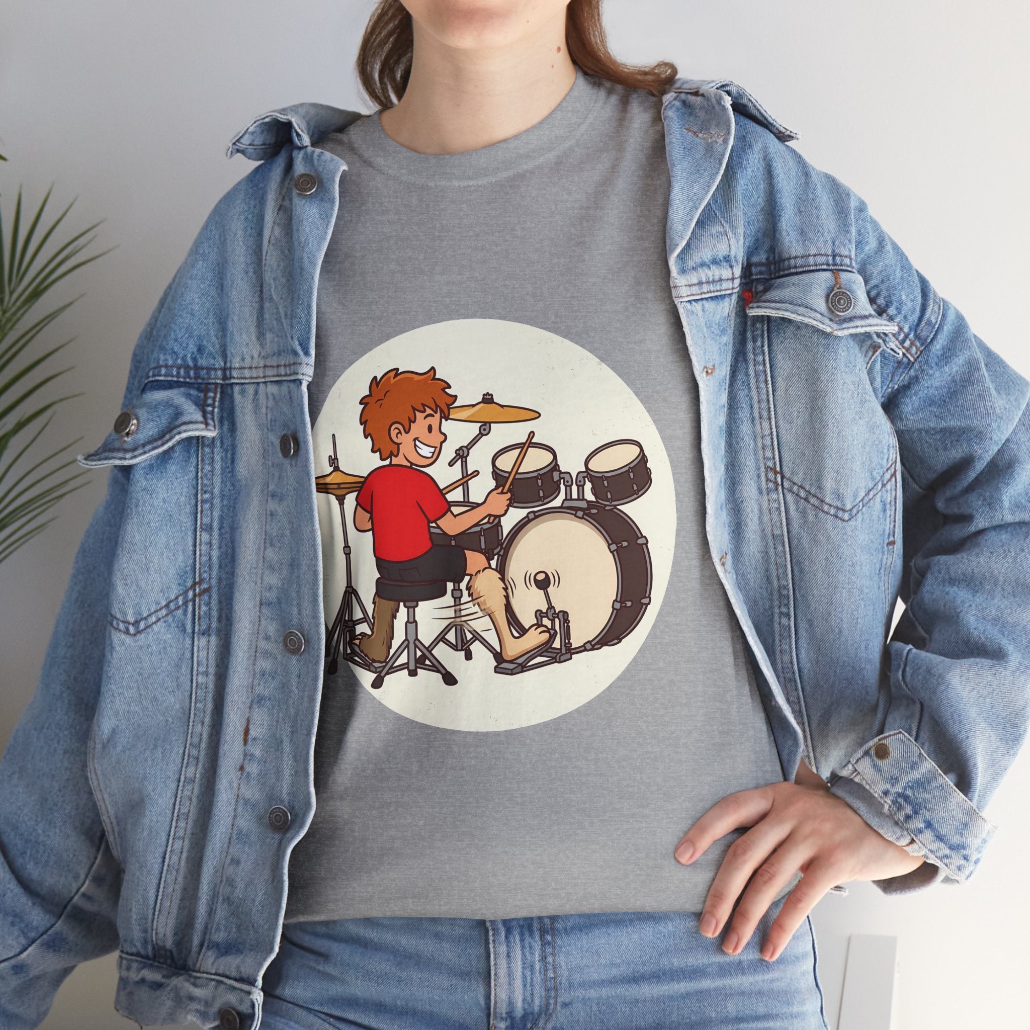Rabbit Foot, Sloth Foot: Funny Beginner Drummer T-Shirt
