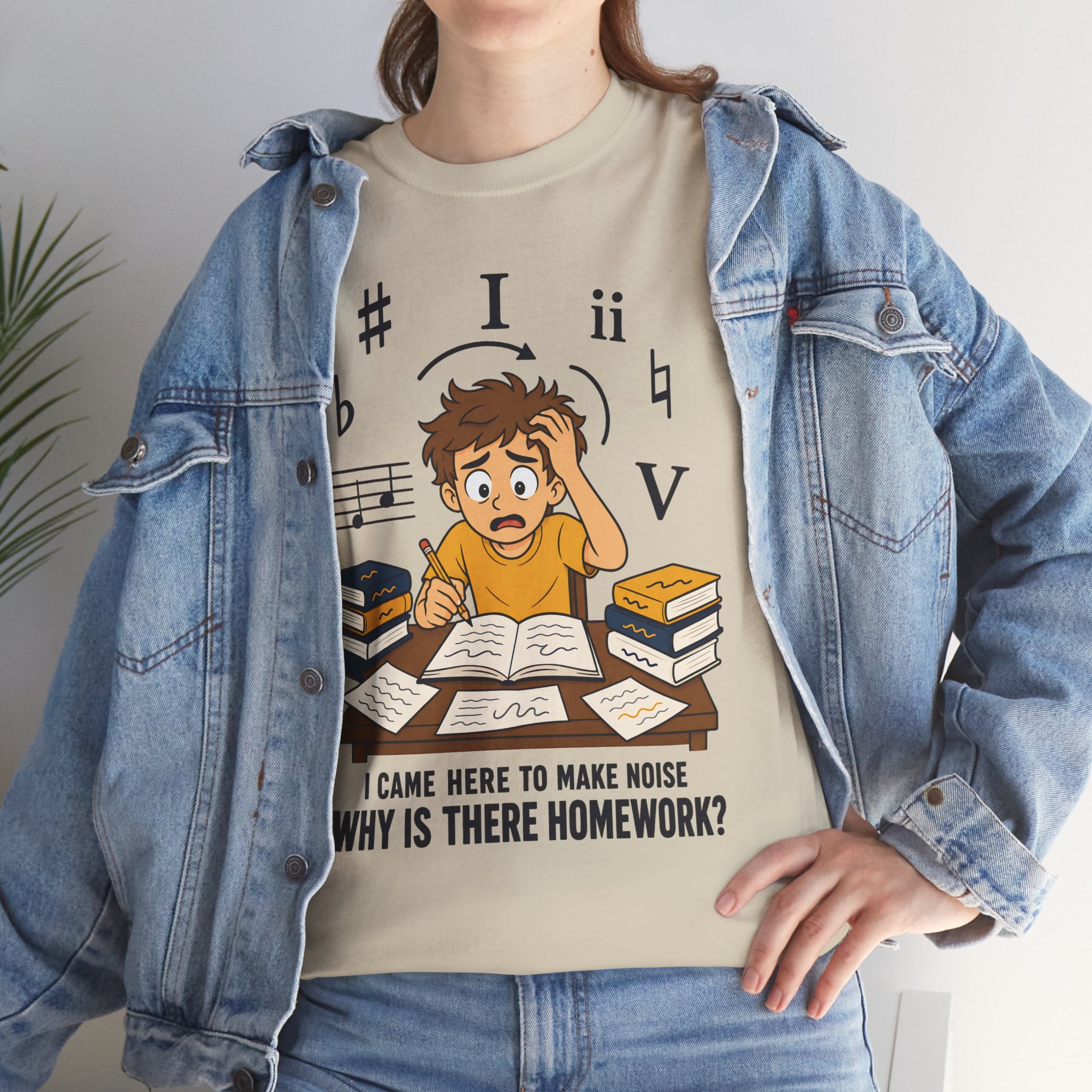 I Came Here to Make Noise: Funny Beginner Musician T-Shirt