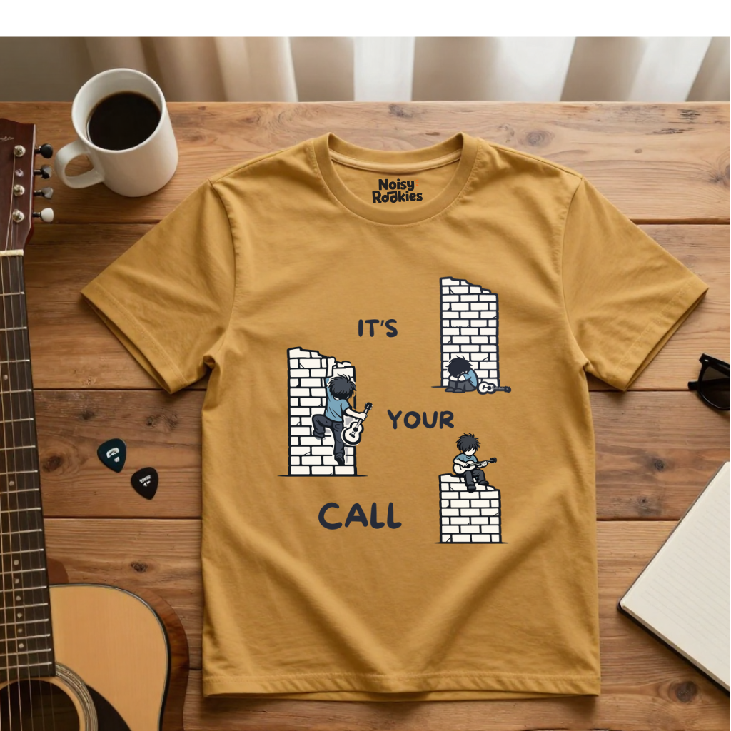 It's Your Call: Motivational Beginner Guitarist T-Shirt