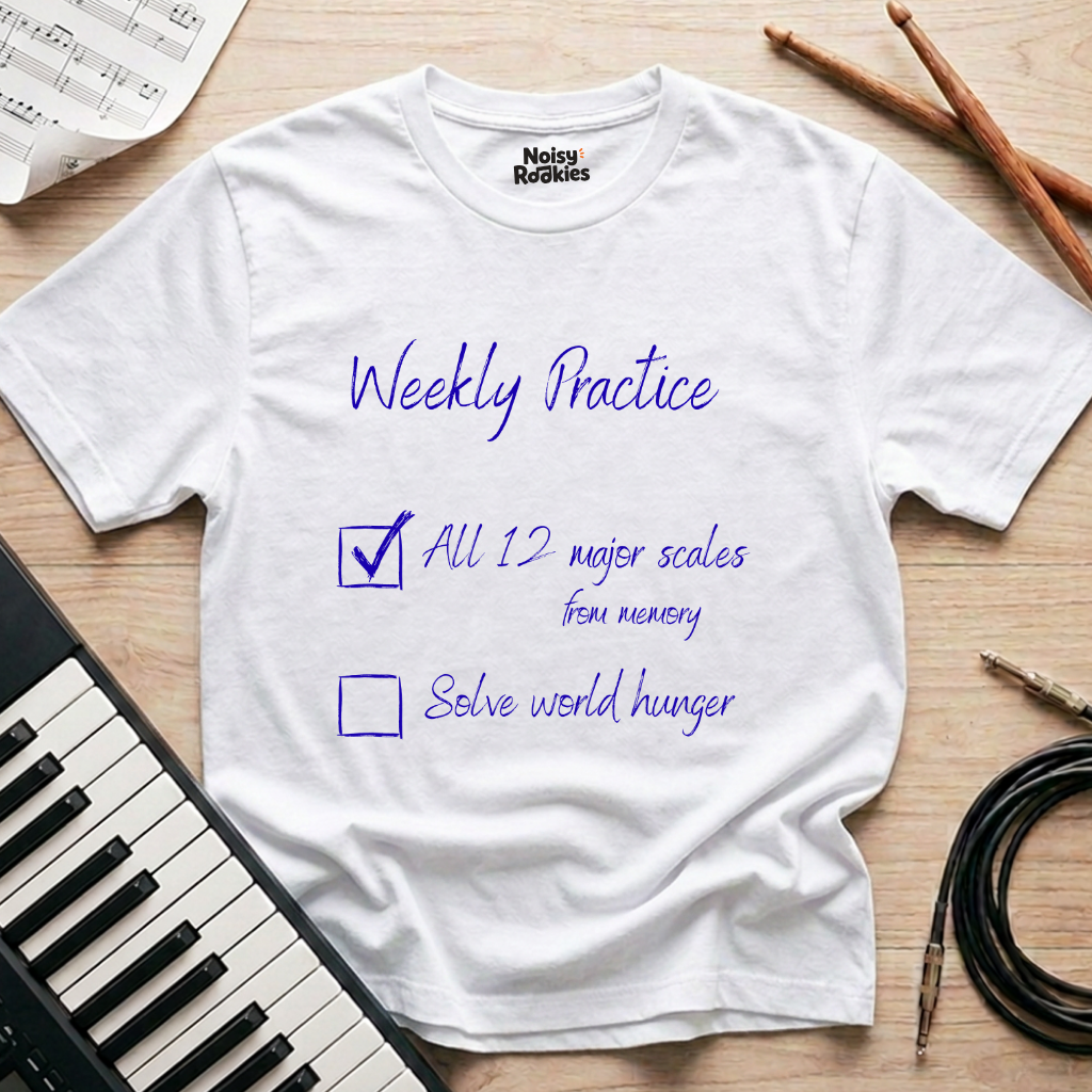 Impossible Weekly Practice: Funny Beginner Musician T-Shirt
