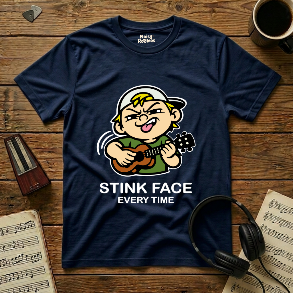 Stink Face, Every Time: Funny Beginner Musician T-Shirt