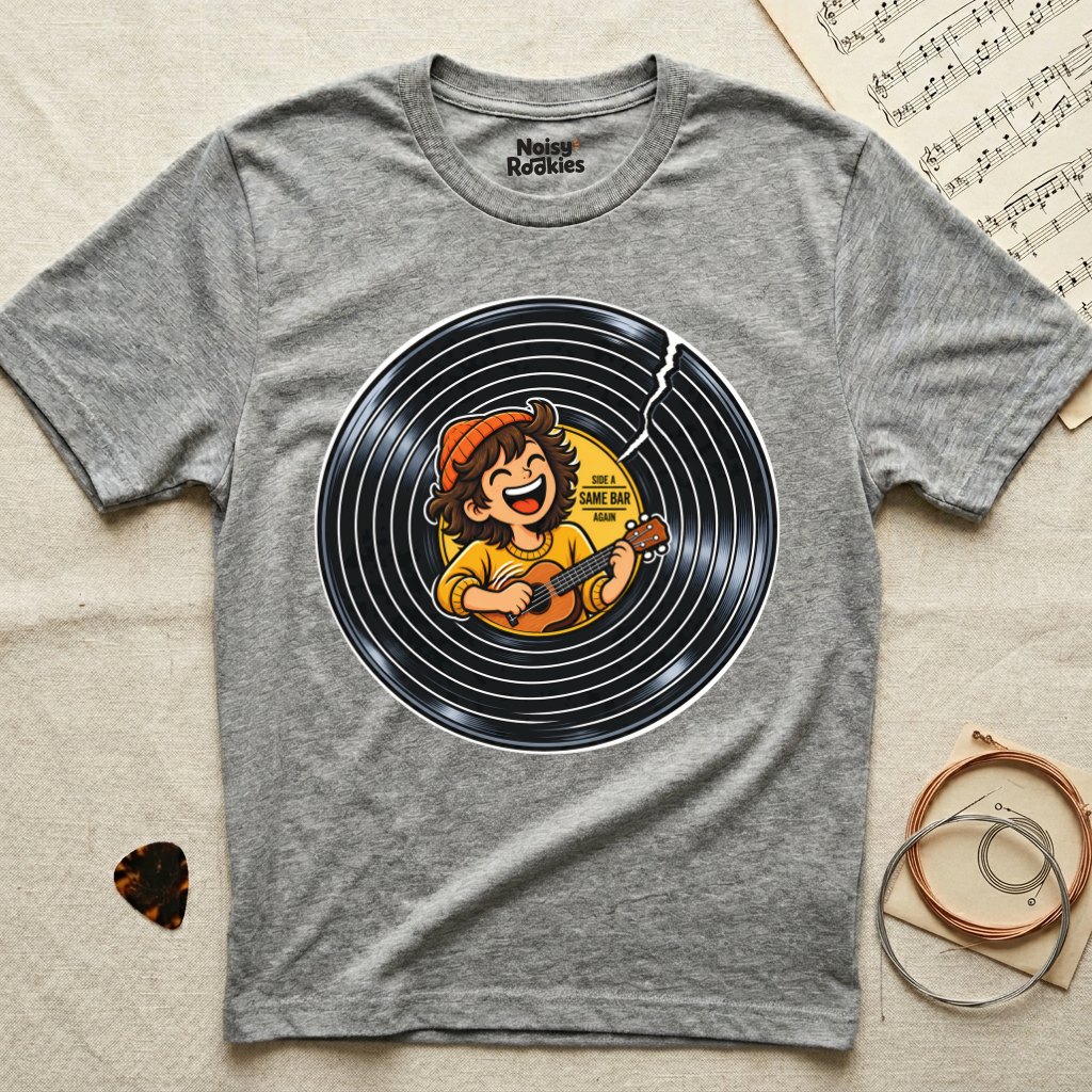 Same Bar, Again: Funny Beginner Musician T-Shirt