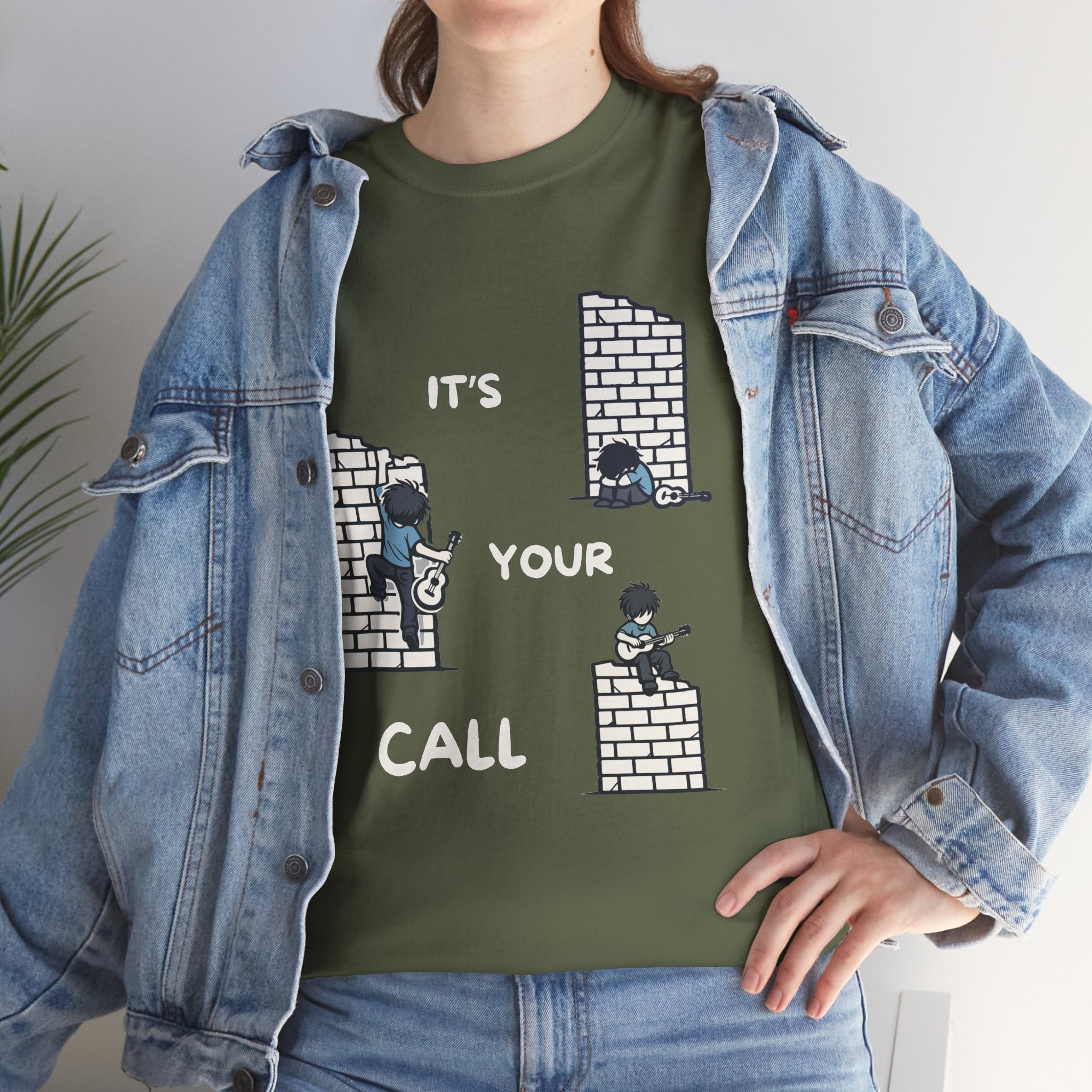 It's Your Call: Motivational Beginner Guitarist T-Shirt