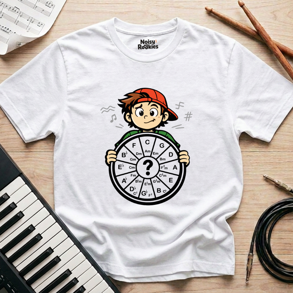 Circle of Fifths: Funny Beginner Music Theory T-Shirt
